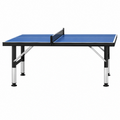 Tischtennistisch 274 x 152.5 x 76 cm aus MDF in Blau Schwarz klappbar